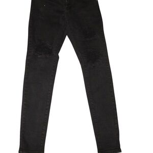 Men's Slim Straight Black Jeans